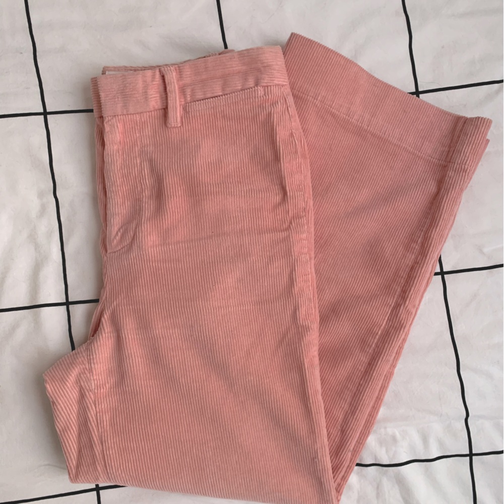 GAP - Corduroy, high rise, wide leg, cropped pants.